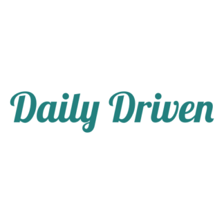 Daily Driven Decal (Turquoise)